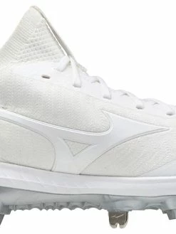 Mizuno Pro Dominant Knit Men’s Spikes – White (320616) -Baseballism shop 320616 3