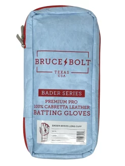 Bruce Bolt – BADER Series Adult Long Cuff Batting Gloves | BADER WHITE -Baseballism shop Bader WH long 2