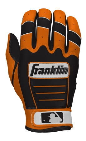 Franklin Custom CFX Pro Batting Gloves – Adult – Orange/Black 3 Franklin Custom CFX Pro Batting Gloves – Adult – Orange/Black