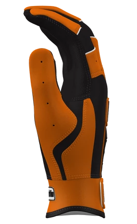 Franklin Custom CFX Pro Batting Gloves – Adult – Orange/Black 5 Franklin Custom CFX Pro Batting Gloves – Adult – Orange/Black - Image 3