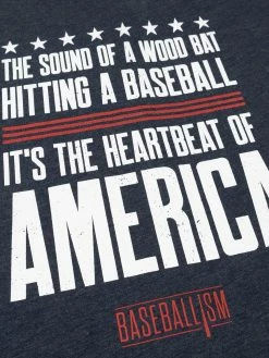 Baseballism Heartbeat Men’s T-Shirt -Baseballism shop HeartbeatofAmerica 3