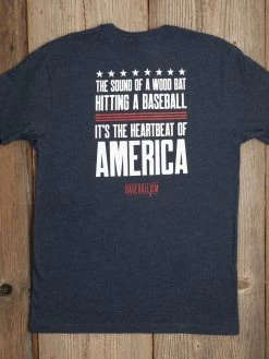 Baseballism Heartbeat Men’s T-Shirt -Baseballism shop HeartbeatofAmerica 5