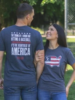 Baseballism Heartbeat Men’s T-Shirt -Baseballism shop HeartbeatofAmerica 7