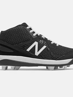 New Balance 3000v5 Youth Molded Cleats – Black/White (J3000BK5)