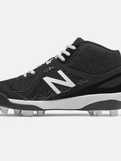 New Balance 3000v5 Youth Molded Cleats – Black/White (J3000BK5) -Baseballism shop J3000BK5 3
