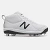 New Balance 3000v5 Youth Molded Cleats – White (J3000SW5) -Baseballism shop J3000SW5 1