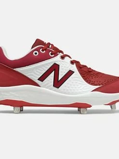 New Balance – Maroon/White Low-Cut L3000v5 Metal Spikes (L3000MW5)