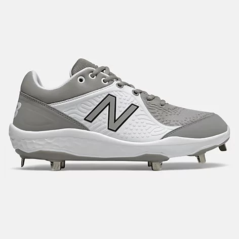 New Balance – Grey/White Low-Cut L3000v5 Metal Spikes (L3000TG5) 3 New Balance – Grey/White Low-Cut L3000v5 Metal Spikes (L3000TG5)