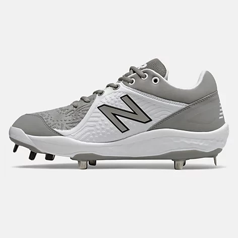 New Balance – Grey/White Low-Cut L3000v5 Metal Spikes (L3000TG5) 5 New Balance – Grey/White Low-Cut L3000v5 Metal Spikes (L3000TG5) - Image 3