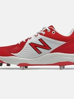 New Balance – Red/White Low-Cut L3000v5 Metal Spikes (L3000TR5) -Baseballism shop L3000TR5 3