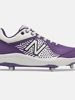 New Balance – White/Purple Low-Cut L3000v5 Metal Spikes (L3000WP5)