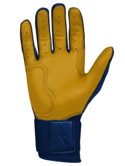 Bruce Bolt Batting Gloves – PREMIUM PRO Adult Long Cuff -Baseballism shop Long Cuff Navy 3