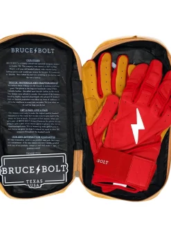 Bruce Bolt Batting Gloves – PREMIUM PRO Adult Long Cuff