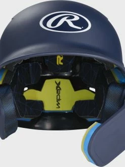 Rawlings MACH Helmet With Adjustable Extension – Left-Handed -Baseballism shop MA07 Navy 2 1
