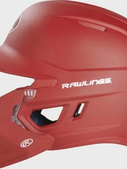 Rawlings MACH Helmet With Adjustable Extension – Left-Handed -Baseballism shop MA07 Red 3 1