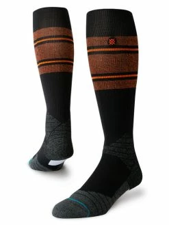 Stance – Diamond Pro OTC Stripe Socks -Baseballism shop OTC Stripe Black Orange