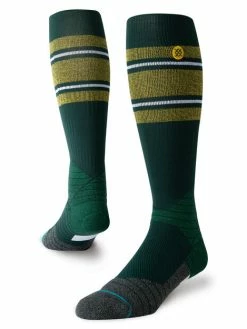 Stance – Diamond Pro OTC Stripe Socks -Baseballism shop OTC Stripe Green Gold