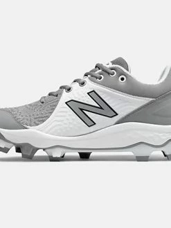 New Balance – Men’s Grey/White 3000v5 Fresh Foam Molded Cleat (PL3000G5) -Baseballism shop PL3000G5 3