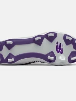 New Balance – Men’s White/Purple 3000v5 Fresh Foam Molded Cleat (PL3000P5) -Baseballism shop PL3000P5 4