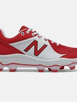 New Balance – Men’s Red/White 3000v5 Fresh Foam Molded Cleat (PL3000R5)