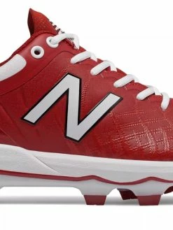 New Balance 4040v5 Adult Molded Cleats – Maroon/White (PL4040M5)