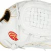 Rawlings Liberty Advanced 12.5″ Fastpitch Glove – White/Gold (RLA125KRG) -Baseballism shop RLA125KRG 1