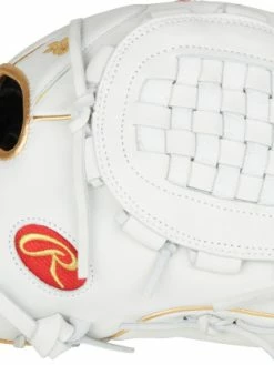 Rawlings Liberty Advanced 12.5″ Fastpitch Glove – White/Gold (RLA125KRG)