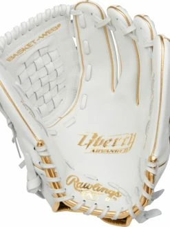 Rawlings Liberty Advanced 12.5″ Fastpitch Glove – White/Gold (RLA125KRG) -Baseballism shop RLA125KRG 3