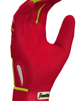 Franklin – Red/Optic Custom CFX Pro Batting Gloves -Baseballism shop Red Optic Yellow 4