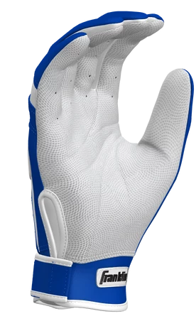 Franklin Custom CFX Pro Batting Gloves – Adult – Royal/White 6 Franklin Custom CFX Pro Batting Gloves – Adult – Royal/White - Image 4