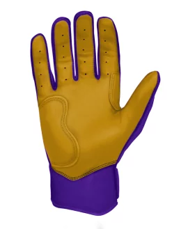 Bruce Bolt – PREMIUM PRO Adult Short Cuff Batting Gloves -Baseballism shop Short Cuff Purple 3 1