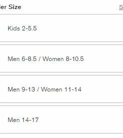Stance – Diamond Pro OTC Stripe Socks -Baseballism shop Size Guide