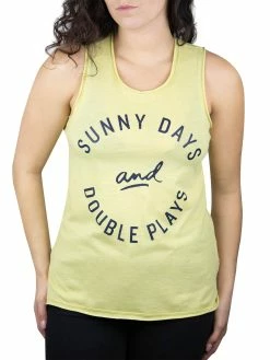 Baseballism Sunny Days And Double Plays (Yellow) – Aya Tank