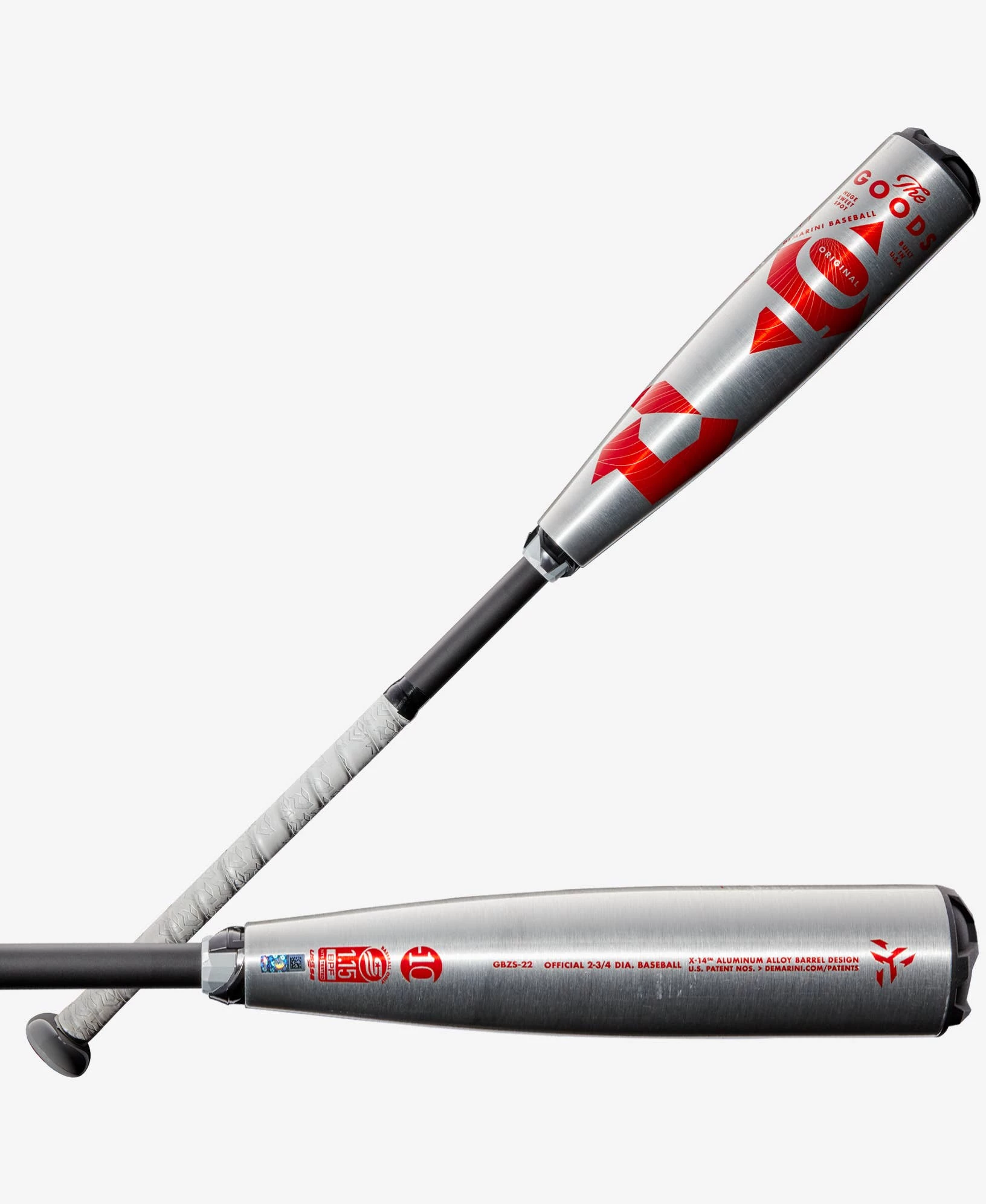 DeMarini 2022 The Goods (-10) USSSA BASEBALL BAT (WTDXGBZ-22) 3 DeMarini 2022 The Goods (-10) USSSA BASEBALL BAT (WTDXGBZ-22)