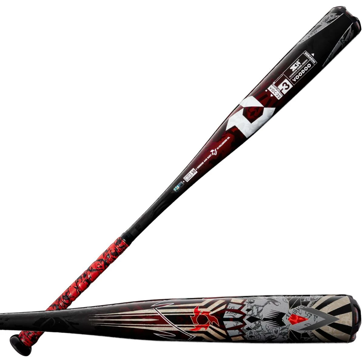DeMarini 2022 Voodoo One BBCOR (-3) Baseball Bat (WTDXVOC22) 3 DeMarini 2022 Voodoo One BBCOR (-3) Baseball Bat (WTDXVOC22)