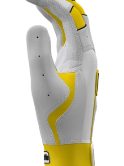 Franklin Custom CFX Pro Batting Gloves – Adult – White/Yellow 9 Franklin Custom CFX Pro Batting Gloves – Adult – White/Yellow -Baseballism shop Wht Yellow 3
