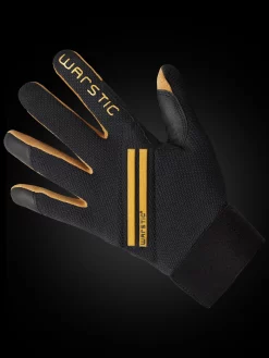 WARSTIC – WORKMAN3 Youth Batting Gloves – Black/Gold Stripes