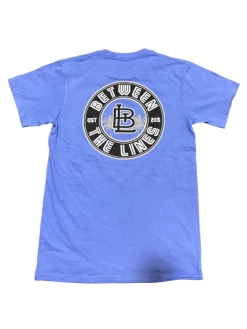 Between The Lines Badge Palm Tree T-Shirt -Baseballism shop between the lines between the lines badge palm tre 3