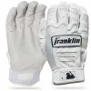 Franklin CFX Pro Chrome Batting Gloves – Adult – White -Baseballism shop cfx pro White 1