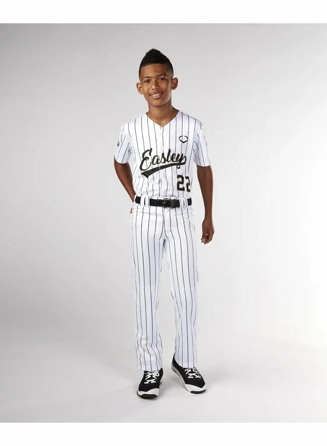 Evoshield Youth Salute White W/Black Pinstripe Pant 14 Evoshield Youth Salute White W/Black Pinstripe Pant - Image 12