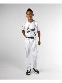 Evoshield Youth Salute White W/Black Pinstripe Pant 16 Evoshield Youth Salute White W/Black Pinstripe Pant -Baseballism shop evoshield evoshield youth salute white w black pin 2