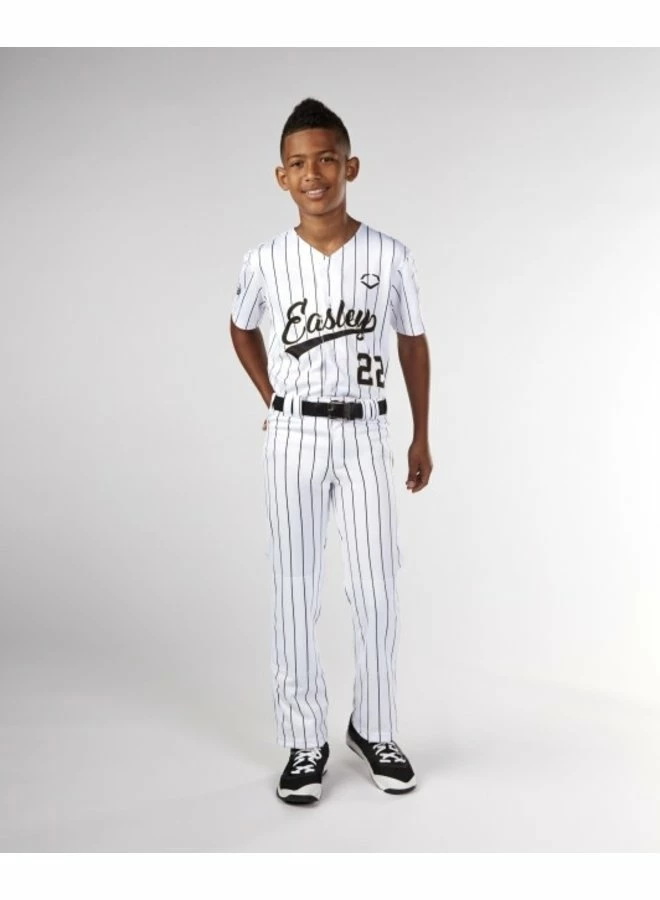 Evoshield Youth Salute White W/Black Pinstripe Pant 5 Evoshield Youth Salute White W/Black Pinstripe Pant - Image 3