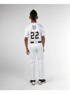 Evoshield Youth Salute White W/Black Pinstripe Pant 17 Evoshield Youth Salute White W/Black Pinstripe Pant -Baseballism shop evoshield evoshield youth salute white w black pin 3