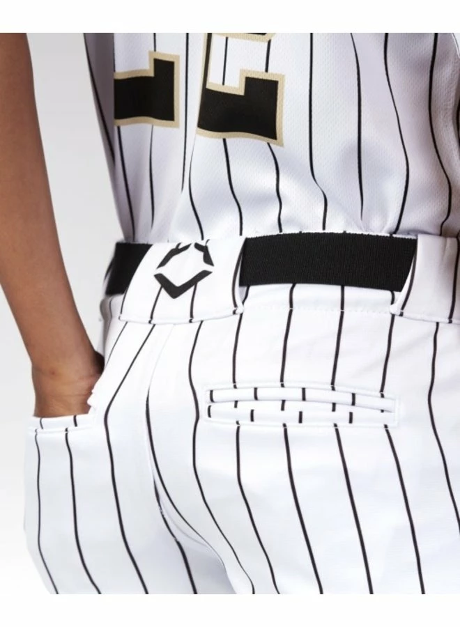 Evoshield Youth Salute White W/Black Pinstripe Pant 10 Evoshield Youth Salute White W/Black Pinstripe Pant - Image 8