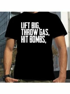 Juco Bandit Lift Big Throw Gas Hit Bombs T-Shirt Blk