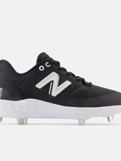 New Balance Black/White L3000v6 Metal Spikes