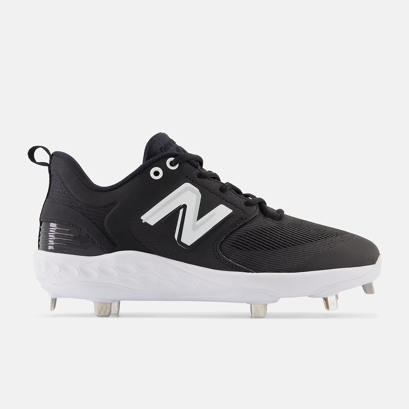 New Balance Black/White L3000v6 Metal Spikes 3 New Balance Black/White L3000v6 Metal Spikes