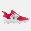 New Balance Red/White L3000v6 Metal Spikes 1 New Balance Red/White L3000v6 Metal Spikes -Baseballism shop l3000tr6 1