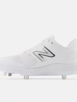 New Balance White L3000v6 Metal Spikes 8 New Balance White L3000v6 Metal Spikes -Baseballism shop l3000tw6 3