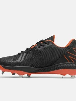 New Balance – Black/Orange FuelCell 4040v6 Metal Spikes -Baseballism shop l4040bo6 3